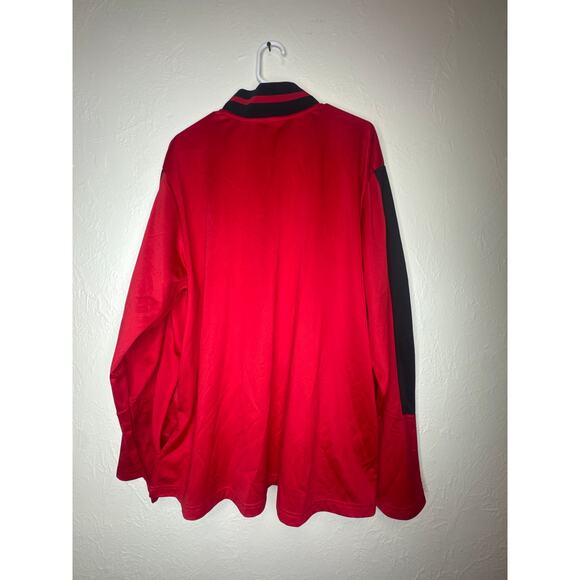 AND1 Red Full-Zip Track Jacket Mens XXL Streetwear Sports Warm-Up - Picture 6 of 7